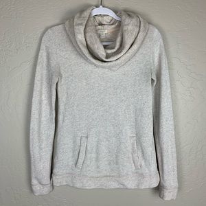 J. Crew Cowl Neck Sweatshirt Tan Neutral Size XS